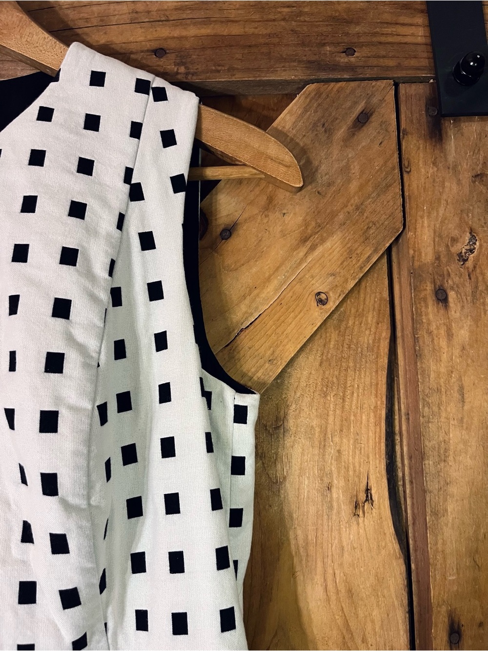 Akris Punto Black White Geometric Square Print Sheath Dress Size 12 - Picture 9 of 10